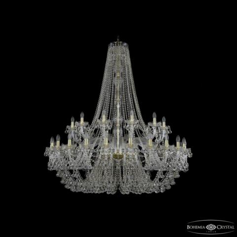 Люстра Bohemia Ivele Crystal  1409/24+12/530/h-160 G