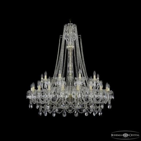 Люстра Bohemia Ivele Crystal  1411/20+10/400/XL-130 G