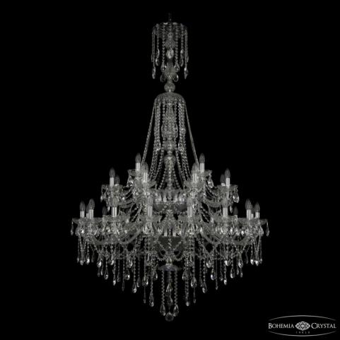 Люстра Bohemia Ivele Crystal 1415/16+8+4/400/XL-185/2d Ni