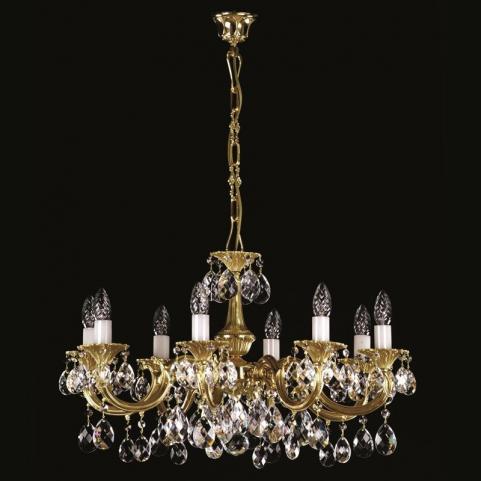 Люстра Art Glass ALICE VIII. NICKEL ANTIQUE CE