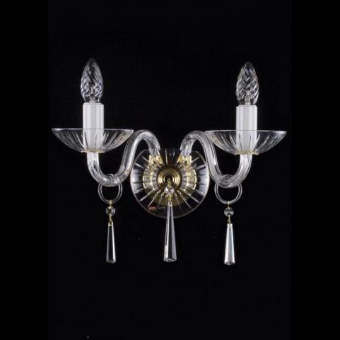 Бра Art Glass ROSA II. NICKEL CE