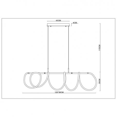 Светильник подвесной Arte Lamp Klimt A2850SP-75BK