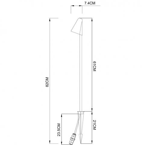 Уличный фонарь Arte Lamp Muphrid A4109FN-1BK