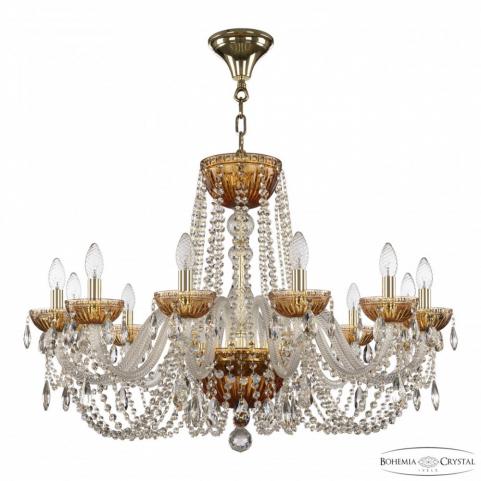 Люстра Bohemia Ivele Crystal 5402/12/300 G Amber/M-1G