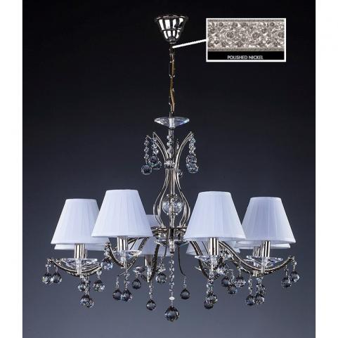 Люстра Art Glass CHANTAL VIII. NICKEL CE