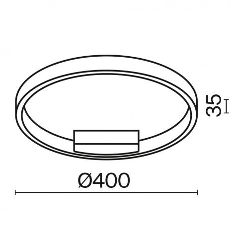Потолочный светильник Maytoni Rim  MOD058CL-L25BK