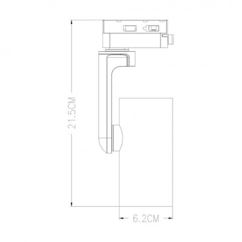 Трековый светильник Arte Lamp Bucho   A2668PL-1SS