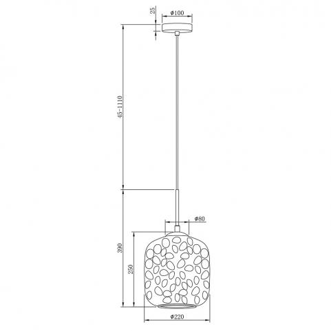 Подвесной светильник Maytoni Dolce MOD001PL-01CFL