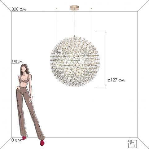Подвесной светильник Loft IT Raimond 9027-127 Gold