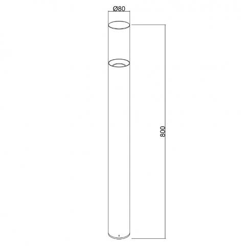 Уличный светильник Maytoni Amas O432FL-01GF1
