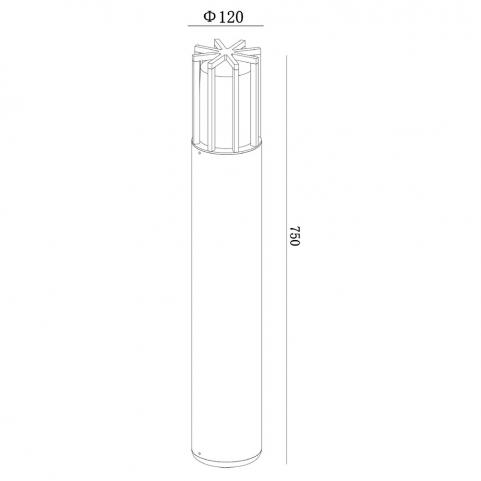 Уличный светильник Maytoni Barrel O453FL-01GF