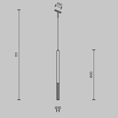Трековый подвесной светильник Maytoni Technical Basity  Focus Led TR179-1-5WTW-M-B