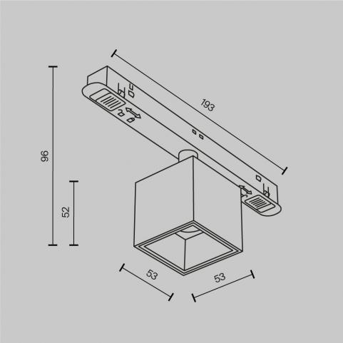 Трековый светильник Maytoni Technical Exility 4000K Alfa S TR133-2-7W4K-W