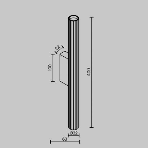 Бра Maytoni Calipso C082WL-12W2.7K-W