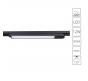 Трековый светильник Arte Lamp Lineetta 3000K A4571PL-1BK