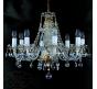 Люстра Art Glass MAGDA VIII. FULL CUT NICKEL CE