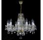 Люстра Art Glass MAGDA X. FULL CUT NICKEL CE