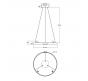 Светильник подвесной Arte Lamp Cesare A1993SP-30BK