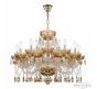 Люстра Bohemia Ivele Crystal 5413/10+5/240 G Amber/M-1G K721
