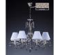 Люстра Art Glass CHANTAL VIII. NICKEL CE