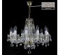 Люстра Art Glass MAGDA X. FULL CUT NICKEL CE