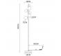 Торшер Arte Lamp Gemini A2243PN-6PB