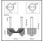 Подвесной светильник Odeon Light Afina 5420/48L