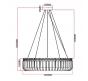 Светильник подвесной Arte Lamp Mayotte A1071SP-10PB