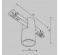 Трековый светильник Maytoni Technical Exility 2700-6000K Dim Smart Alfa TR122-4-7W-DS-B