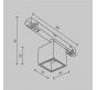 Трековый светильник Maytoni Technical Exility 3000K  Alfa S TR133-2-7W3K-B
