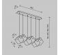 Подвесной светильник Modestyle  MS.160.700 BS