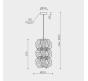 Подвесной светильник Modelight MDL.65223  3000-6000K MDL.65223.3HC GD